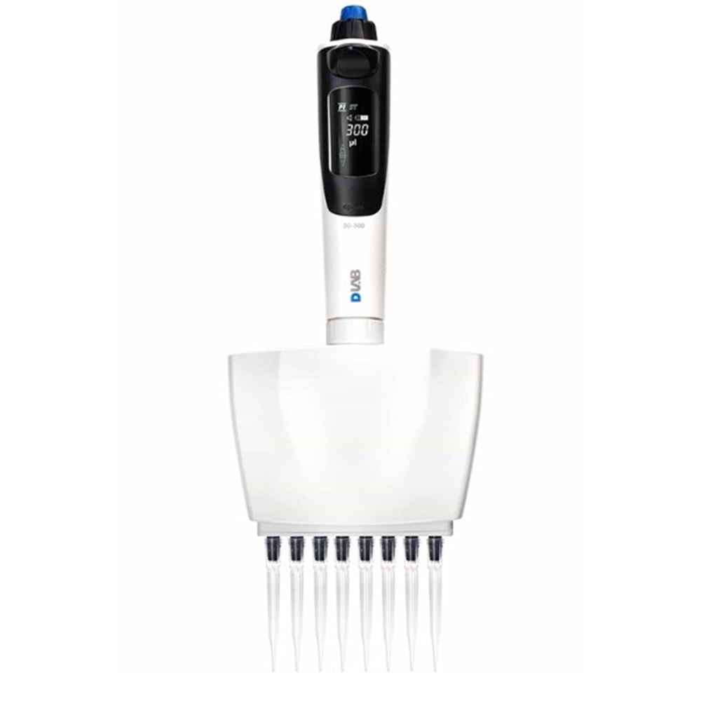 dPette+ 8 Kanallı Otoklavlanabilir Otomatik Pipet 30-300ul
