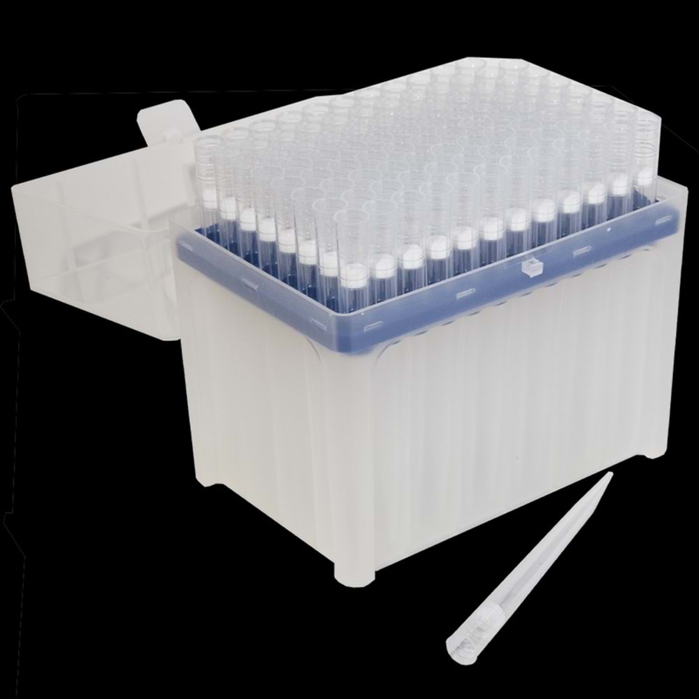 Pipet Ucu Filtreli Dnase Rnase Free Steril Racklı 1000 ul 10x96 lık